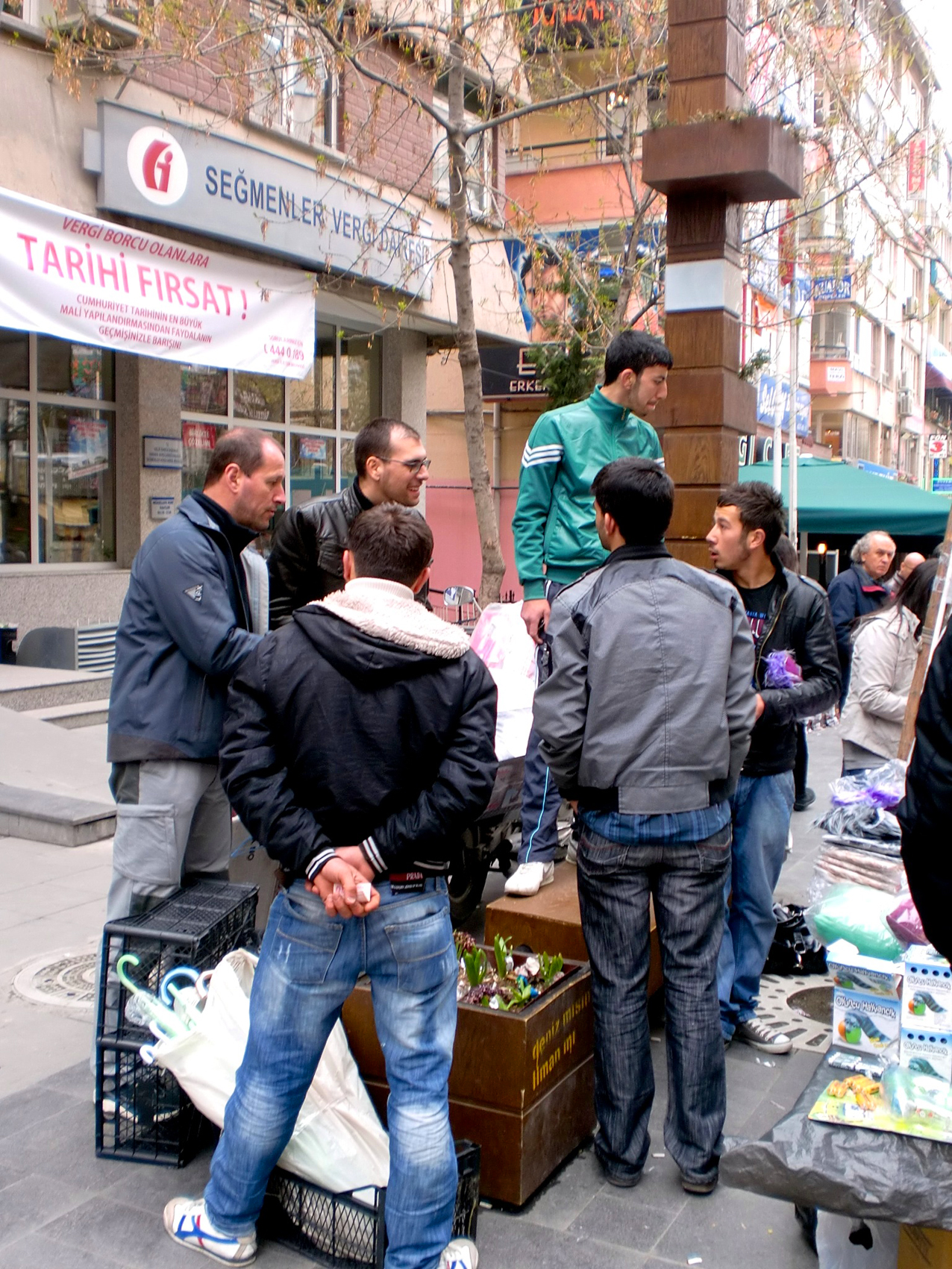 street sellers Ankara proces